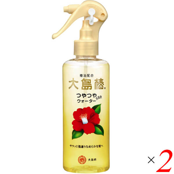 大島椿 ヘアスプレー ヘアミスト 大島椿 ヘアウォーター つやつやウォーター 180ml 2本セット 送料無料