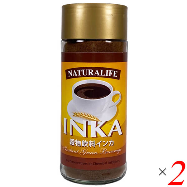 【11/18(火)限定！ポイント最大4倍！】穀物コーヒー ディカフェ デカフェ 穀物コーヒー インカ 100g 2本