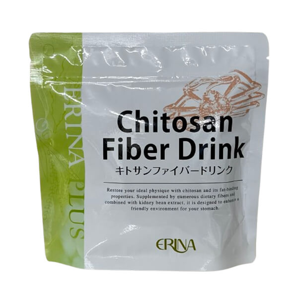 【イーグルス感謝祭！ポイント最大5倍！】ERINA エリナ キトサンファイバードリンク 200g 不溶性 食物繊維 白インゲン豆 ダイエット