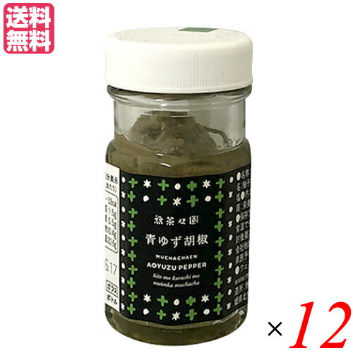 柚子胡椒 ゆずこしょう ゆず胡椒 無茶々園 青ゆずこしょう 50g 12個セット 送料無料