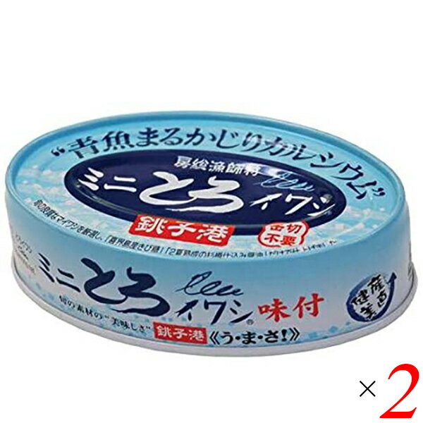 【5/5(日)限定！楽天カードでポイント4倍！】いわし イワシ イワシ缶 千葉産直 ミニとろイワシ味付 100g 2個セット