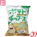 【マラソン限定!ポイント2倍!100円クーポン!】ポテトチップス うすしお 創健社 ポテトチップス うす塩味 60g 20袋セット 送料無料