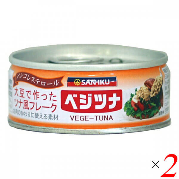 ツナ缶 大豆 ベジタリアン 三育フーズ べジツナ 90g 2個セット 1