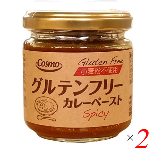 【5/5(月)限定！楽天カード利用でポイント8倍！】カレー レトルト カレー粉 コスモ グルテンフリーカレーペースト 辛口 180g 2個セット