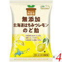 のど飴 はちみつ レモン ノースカラーズ 純国産北海道はちみつレモンのど飴 57g 4個セット