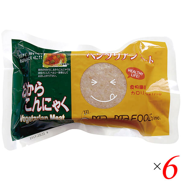 おからこんにゃく(ベジタリアンミート)340g 6個セット マーマフーズ 送料無料