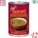 【5/1(木)限定!ポイント最大8倍!】缶詰 スープ ギフト エイミーズ Amy's 有機インディアン ダル レンティルスープ 411g 12個セット 送料無料