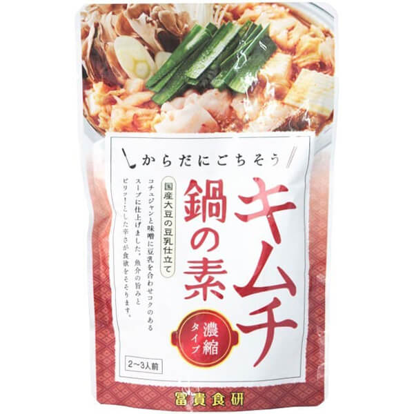 鍋つゆ キムチ鍋 チゲ鍋 冨貴 キムチ鍋の素 150g 送料無料