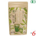 【7/27(日)限定!エントリーでポイント2倍!】オーガニックグリーンティー 100g 6個セット 菱和園 ひしわ 送料無料