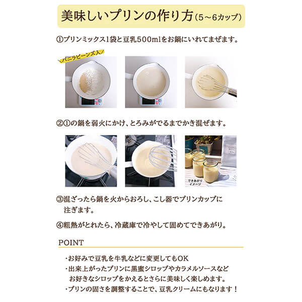 プリン ヴィーガン オーガニック 有機 プリンミックス バニラ 100g 30個セット K and Son's 送料無料 2