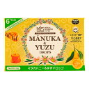 マヌカハニー のど飴 はちみつ マヌカハニー＆ゆずドロップ 22g(6粒) 送料無料