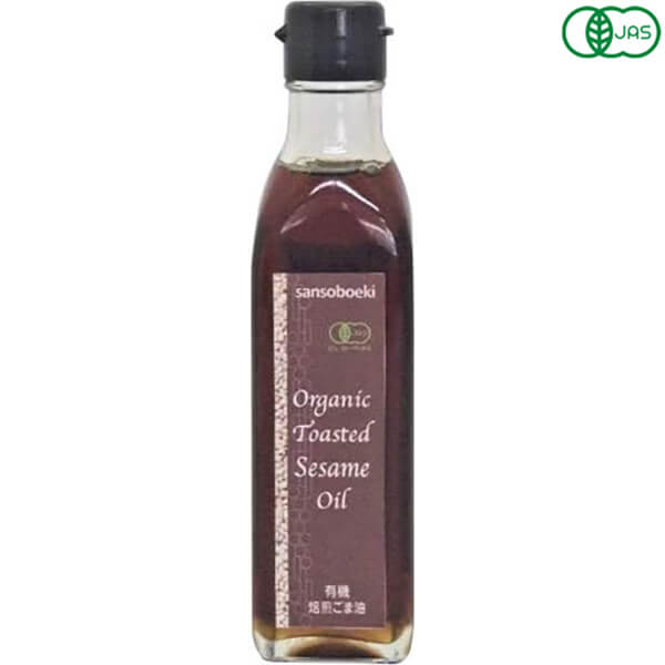 【7/5(土)限定！楽天カード利用でポイント9倍！】三宗貿易 有機焙煎ごま油 270g オーガニック 低温圧搾 コールドプレス