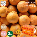 お買い物マラソン 27日 1:59 まで★糖度14.0以上酸1.4以下★味センサー合格品★＼創業84年 愛媛みかん の老舗／【送料無料】【ギフト】【産地直送】愛媛西宇和産国安さんちの小玉デコくん 3キロ …