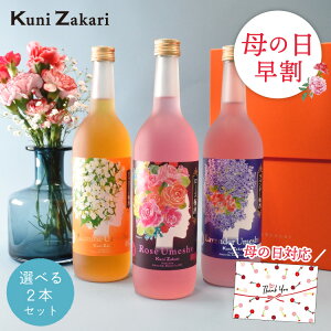 【送料無料】選べる フローラル 梅酒 720ml 2本 ギフトセット 母の日 早割 中埜酒造 梅酒 リキュール 飲み比べ 果実酒 ローズ バラ ジャスミン ラベンダー 母の日 誕生日 贈答 祝酒 ギフト お酒セット プレゼント 花