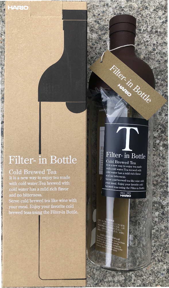 緑のほうじ茶抹茶入2p付き Filter-in bottle ハリオ フィルターインボトル ブラウン 750ml