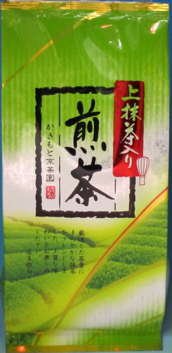 抹茶の甘みと上煎茶のコクとうまみが生きた、 豊かな味わいが特徴です。 □品名：上抹茶入り煎茶 □産地：佐賀県、京都府 □内容量：180g 全国送料無料です。 自家使用でお届けはクリックポスト （追跡調査OKでメール便のようなもの） 代金引換・日時指定は出来ません。 包装・のし・袋などのギフト対応はしておりません。 諸事情により商品のデザイン、仕様が変わる場合があります。安心のギフト専門店で,結婚之内祝,出産之内祝 「ご希望により、お名前のルビお付けいたします」 快気祝,満中陰志・御香典返し 「合計数量10個以上より満中陰志挨拶状無料です」 粗供養,御供,一周忌,三回忌,法事の引出物, 御中元,御歳暮,各種御礼,個別配送OK お返し,手土産等etc… 数量が多い場合は名簿をメールで、お送り頂いても結構です