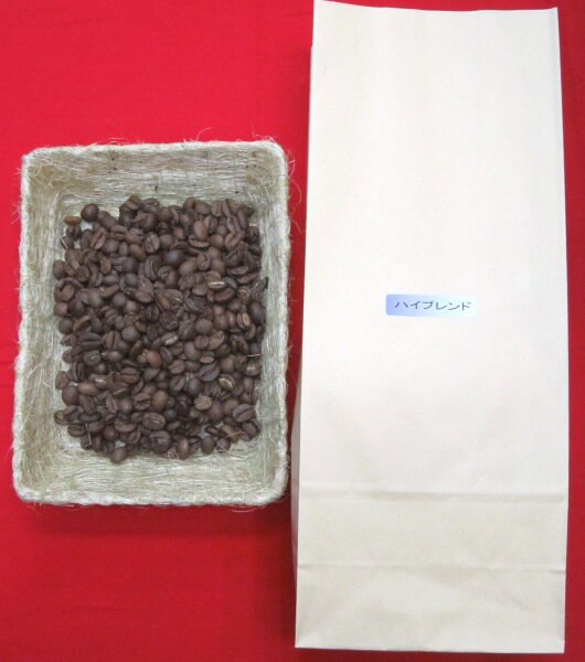 電気で焙煎レギュラー珈琲 ハイブレンド 1kg