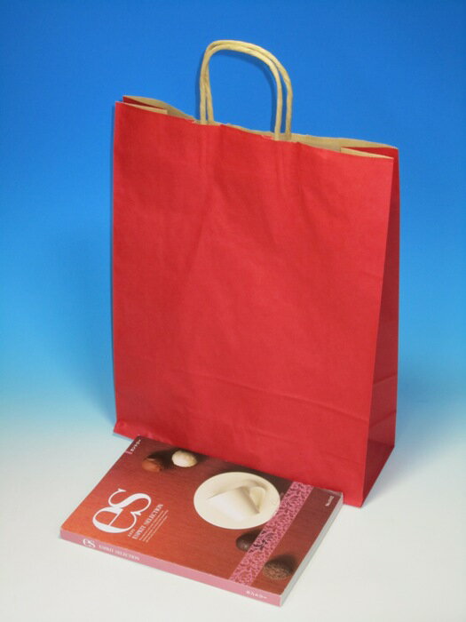 紙袋23 A HEIKO 25チャームバッグ-2 341553#3201403 未晒赤C