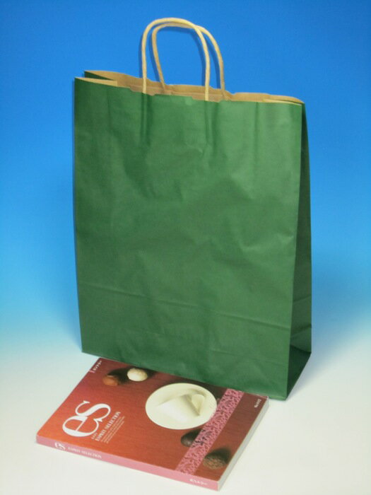 紙袋18 A HEIKO 25CB-2才 未晒グリーンC #3201405