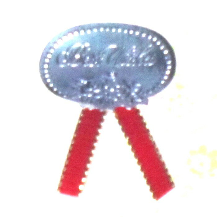 シールリボン 赤