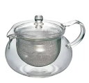 送料無料(北海道・沖縄を除く) Gift ガラス製急須 HARIO 耐熱ガラス製 茶茶急須 丸 700ml CHJMN-70T/Y6862