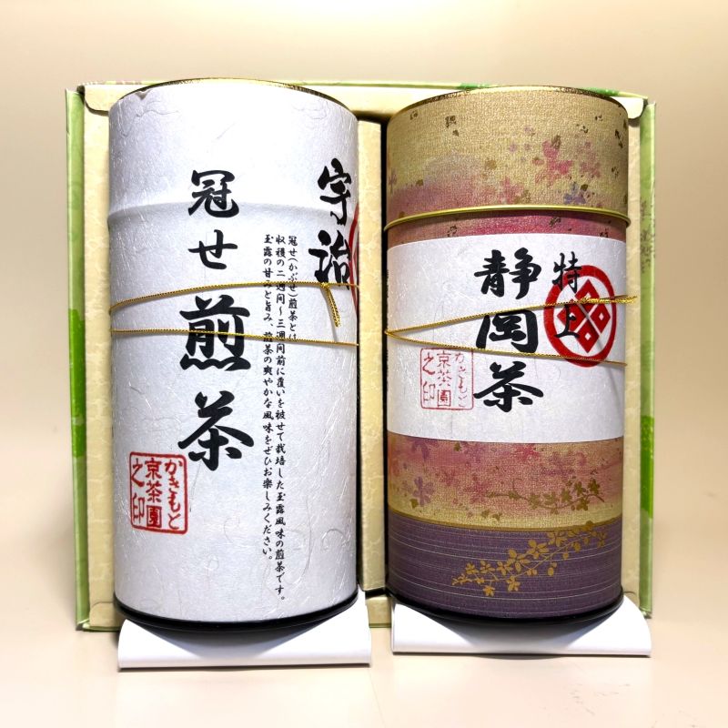 Rakuten - Gift Japanesetea お茶・銘茶詰合せ EA-50宇治冠せ煎茶150g、特上静岡茶150g各1袋 お茶専門店より発送致します日本茶 緑茶 金額により送料が安くなります