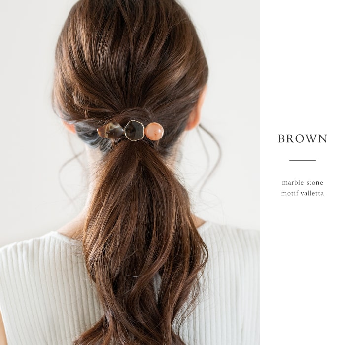 ヘアピン ヘアクリップ ヘアアクセサリー ダッカール ロング 髪留め レトロ マーブ...