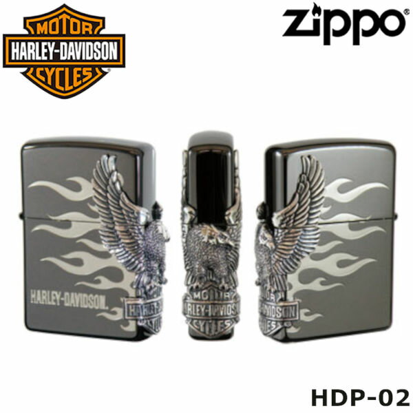 オリジナル zippo 日本限定 正規品 ZIPPO HARLEY-DAVIDSON サイドメタル HDP-02 ジッポーライター ジッポー ジッポライター ジッポ Zippo ハーレー ダビッドソン ハーレー オイルライター 白頭鷲