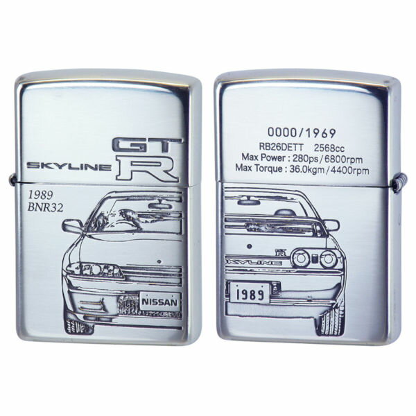 日産 ZIPPO NISSAN SKYLINE GT-R BNR32‐スカ