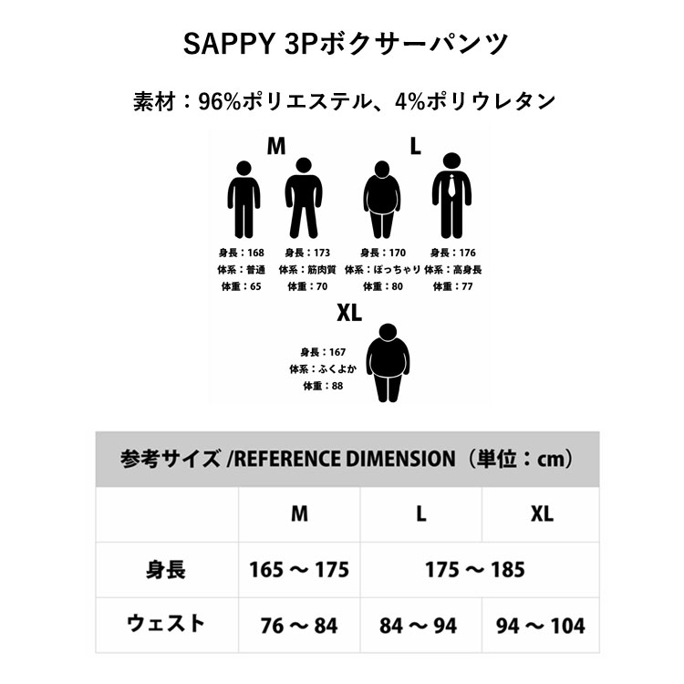 SAPPY サピー シームレスボクサーパンツ ...の紹介画像3