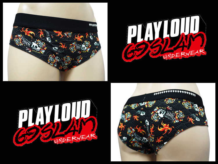 69slam ロックスラム レディースボクサーパンツ SKULL FISH スカルフィッシュ ショーツ 2