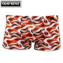 OLAF BENZ オラフベンツ ローライズボクサーパンツ RED2458 Red Waves Minipants メンズ