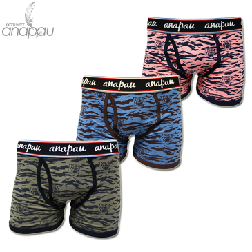 anapau x Tigers アナパウxタイガース/タイガースカモ/HP-1701/ユニセックスボクサーパンツ【あす楽対応】
