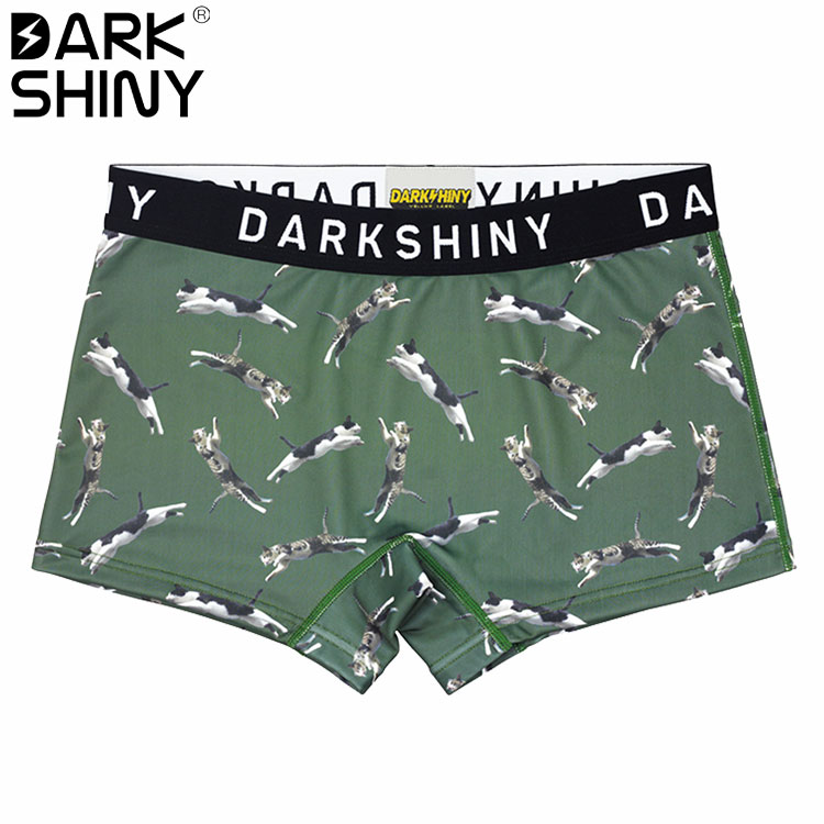 DARK SHINY ダークシャイニー ボクサーパンツ YLUN44 TOBINEKO グリーン ユニセックス