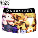 DARK SHINY YELLOW LABEL ダークシャイニー レディースボクサーパンツ YLLB14 STUFFED ANIMALS