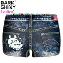 DARK SHINY x YOSISTAMP ダークシャイニーxヨッシースタンプ レディースボクサーパンツ YLLB17 DENIM