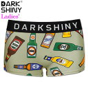 DARK SHINY YELLOW LABEL ダークシャイニー レディースボクサーパンツ YLLB23 BEER BOTTLE