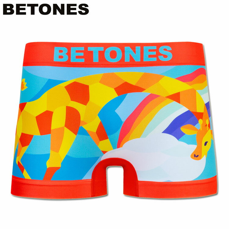 BETONES ビトーンズ シームレスボクサーパンツ MOMO RED モモ メンズ