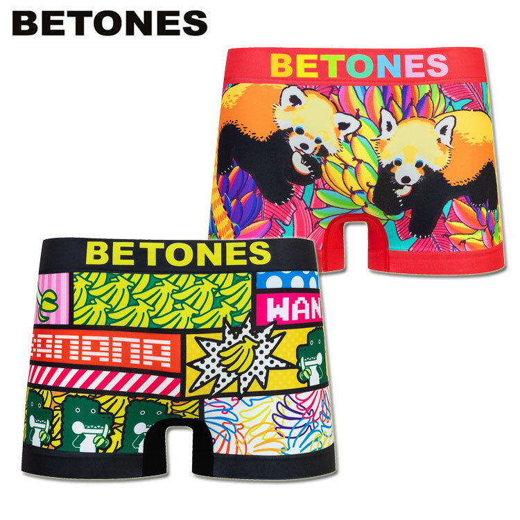 BETONES ビトーンズ シームレスボクサーパンツ BANANA WANI EN2 バナナワニ園2 メンズ