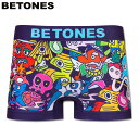 BETONES ビトーンズ シームレスボクサーパンツ NIGHT PARADE BLUE ナイトパレード メンズ