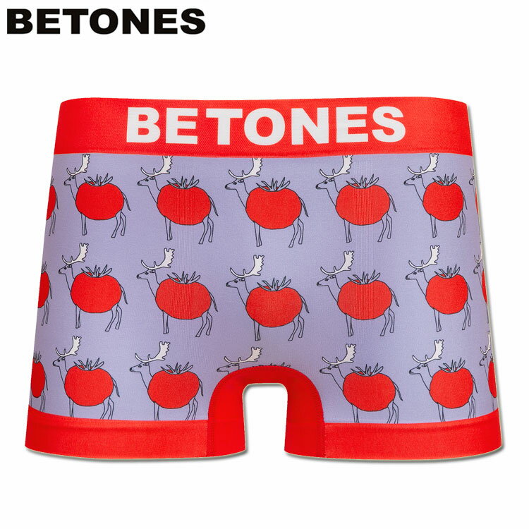 BETONES ビトーンズ シームレスボクサーパンツ TOMATONAKAI RED トマトナカイ メンズ
