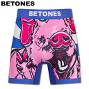 BETONES ビトーンズ シームレスボクサーパンツ B+WITH PIG BLUE ウィズピッグ メンズ