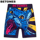 BETONES ビトーンズ シームレスボクサーパンツ B+WITH CAT BLUE ウィズキャット メンズ