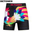 BETONES ビトーンズ シームレスボクサーパンツ B+HAPPINESS2 BLACK ハピネス2 メンズ
