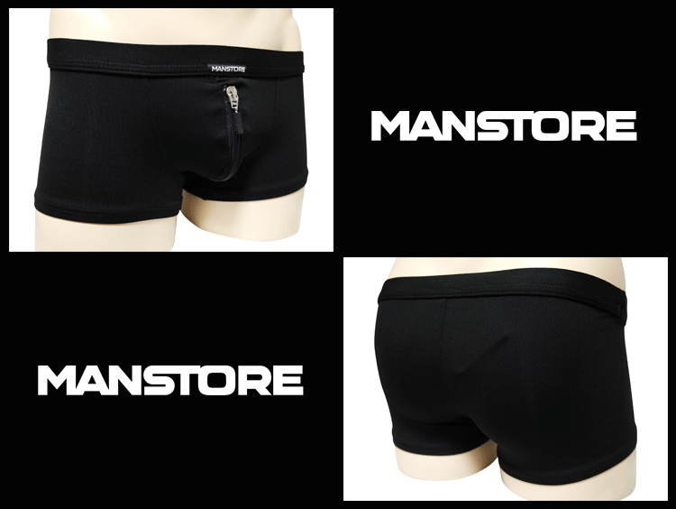 MANSTORE マンストア ボクサーパンツ M200 Black Zipped Pants メンズ