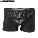 MANSTORE }XgA {NT[pc M701 Black Zipped Pants Y