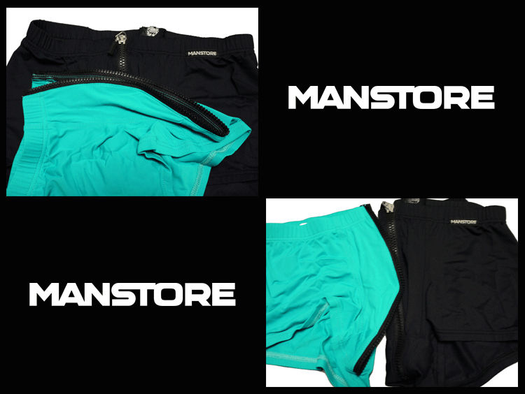 MANSTORE マンストア ボクサーパンツ M752 Petrol Zipped Pants メンズ