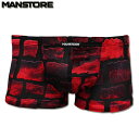 MANSTORE マンストア ボクサーパンツ M2102 Black Red Micro Pants メンズ