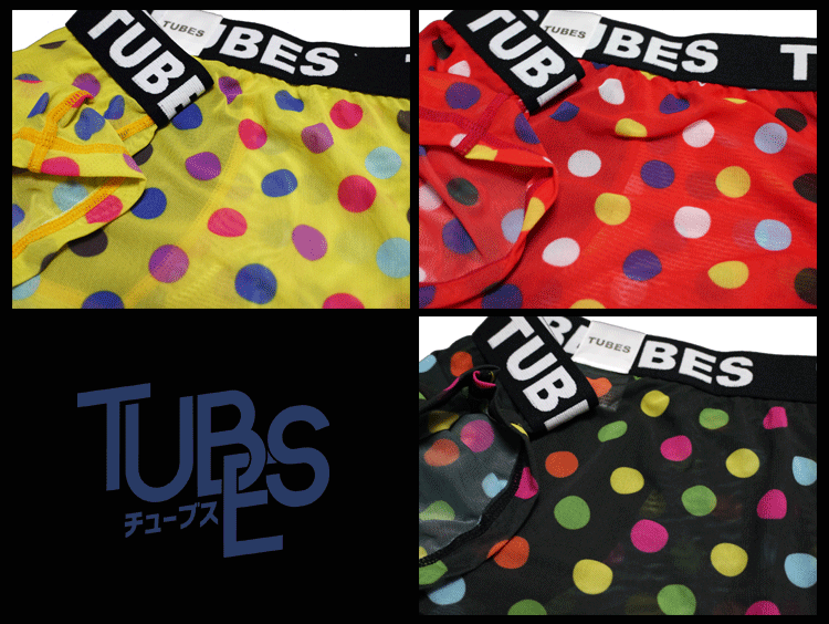 TUBES チューブス ボクサーパンツ DOT COLOR メッシュ 71014 メンズ