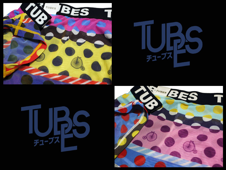 TUBES チューブス ボクサーパンツ BIG LOGO メッシュ 71023
